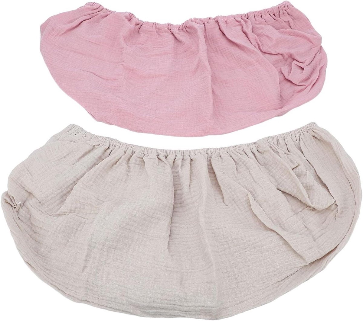 Aankleedkussenhoezen - Baby Luierhoes - Baby Verzorging - 360 Graden Elastisch - 82x41 cm - Roze Abrikoos