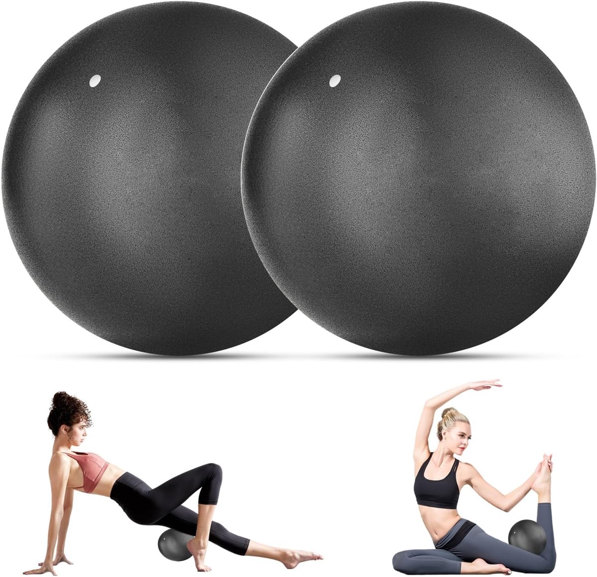 Pilatesballen 22-25 cm - mini-oefenballen - voor yoga en pilates - set van 2 stuks - ShopVlot