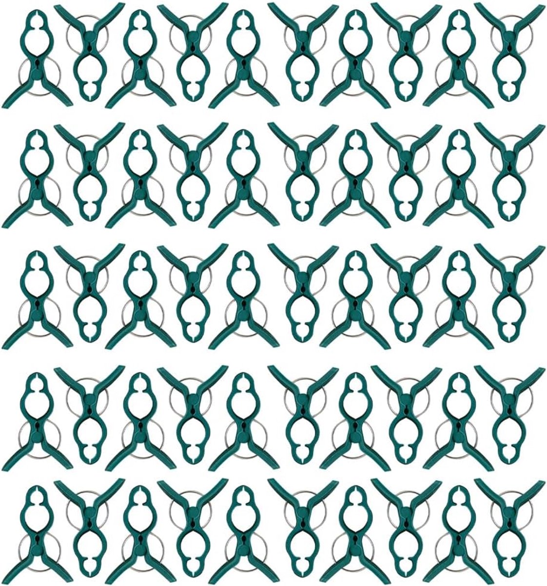 Plantenclips voor klimplanten - 50 stuks - stabiele plantenklemmen - herbruikbare plantenklemmen voor tomaten - rozen - komkommers en andere klimplanten