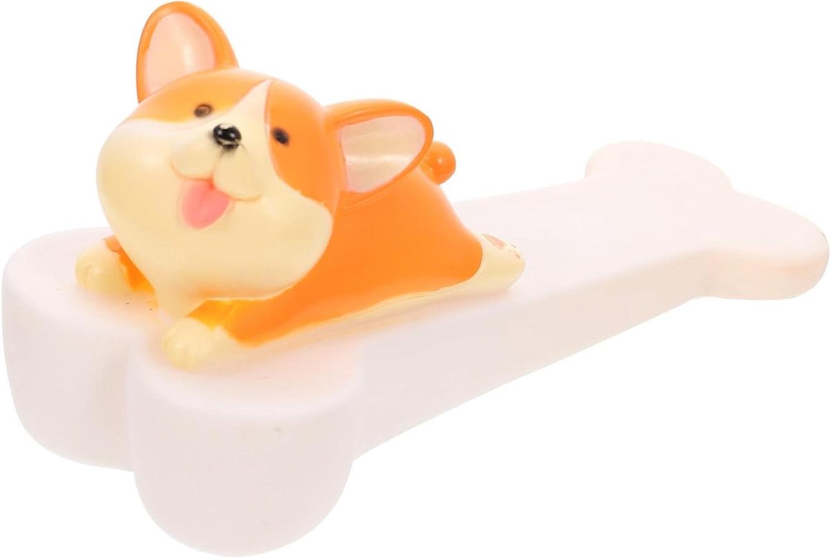 Dieren Deurstopper - Deurwig Cartoon - Veilig Deuren Openen - Antislip Basis - 61 Gram - Diverse Kleuren