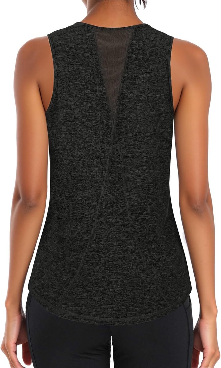 Gym Tank Tops voor Vrouwen UK Sport Gym Vest Mouwloos Shirt Workout Yoga Hardlopen