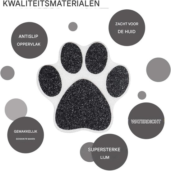 Antislipstickers Badkuip - Douche Stickers - Veilig Douchen - Verhoogde Textuur - 20 Stuks - Transparant — afbeelding 5