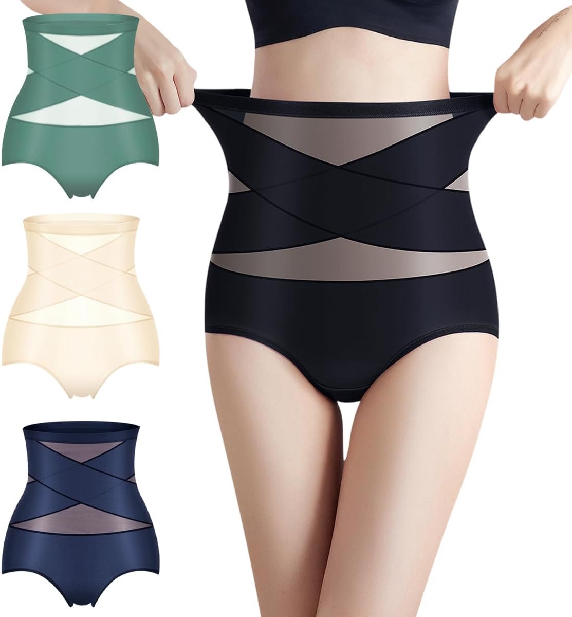 Buikcontrole Onderbroeken Dames - Slips Buikweg Hoge Taille, Shapewear, Figuurvormende Ondergoed (Meet de tailleomtrek voordat u bestelt)
