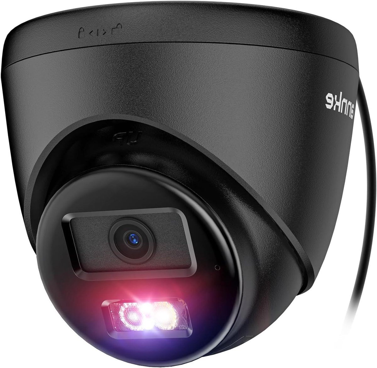Bewakingscamera Buiten - IP Camera Beveiliging - Huis Beveiligen - AI Personen Voertuig Herkenning - 3K Resolutie - Zwart