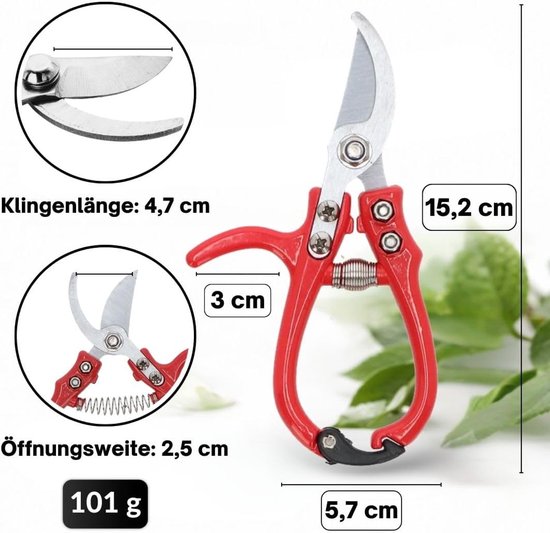 Rozenschaar Snoeischaar - Tuinschaar Takken - Planten Verzorgen - Ergonomisch Handvat - 6 Inch - Rose — afbeelding 4