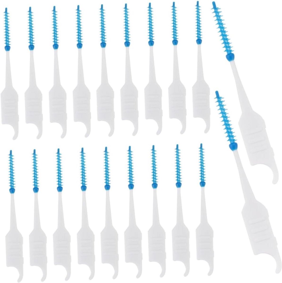 Interdentale Ragers - Tandenstokers - Mondhygiëne - Voorkomt tandbederf - 600 stuks - Blauw