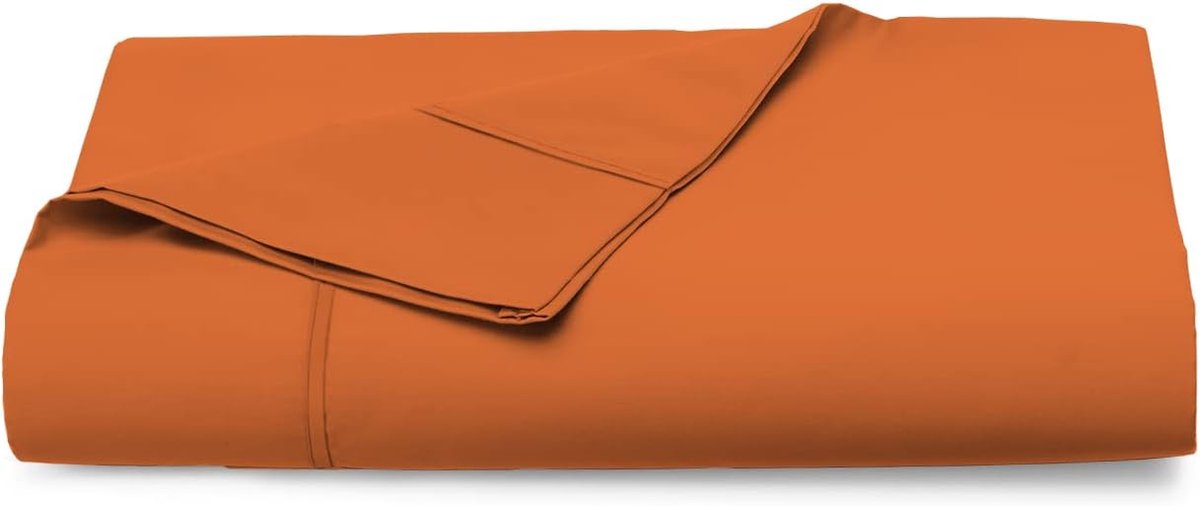 Bettlaken 230X280 cm Verbrand oranje 400 Fadenzahl 100% katoen