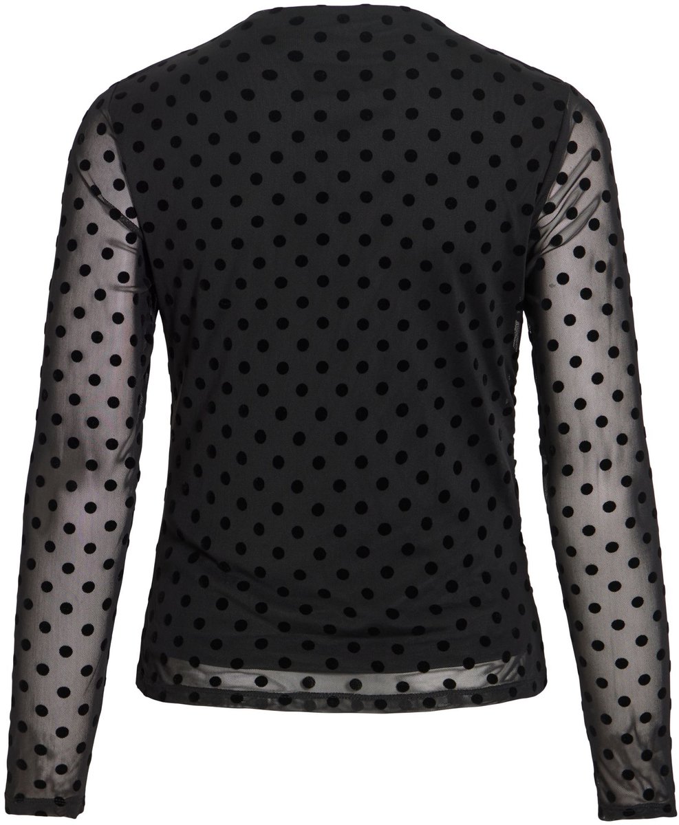 VILA - VIRIKKE L/S TOP - NOOS - Dames - Blouses