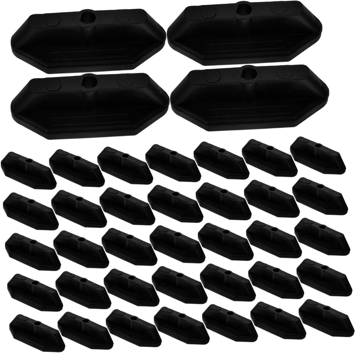 Deck Bevestigers - Terras Clips - Terras Montage - Verborgen Bevestiging - 100 Stuks - Zwart
