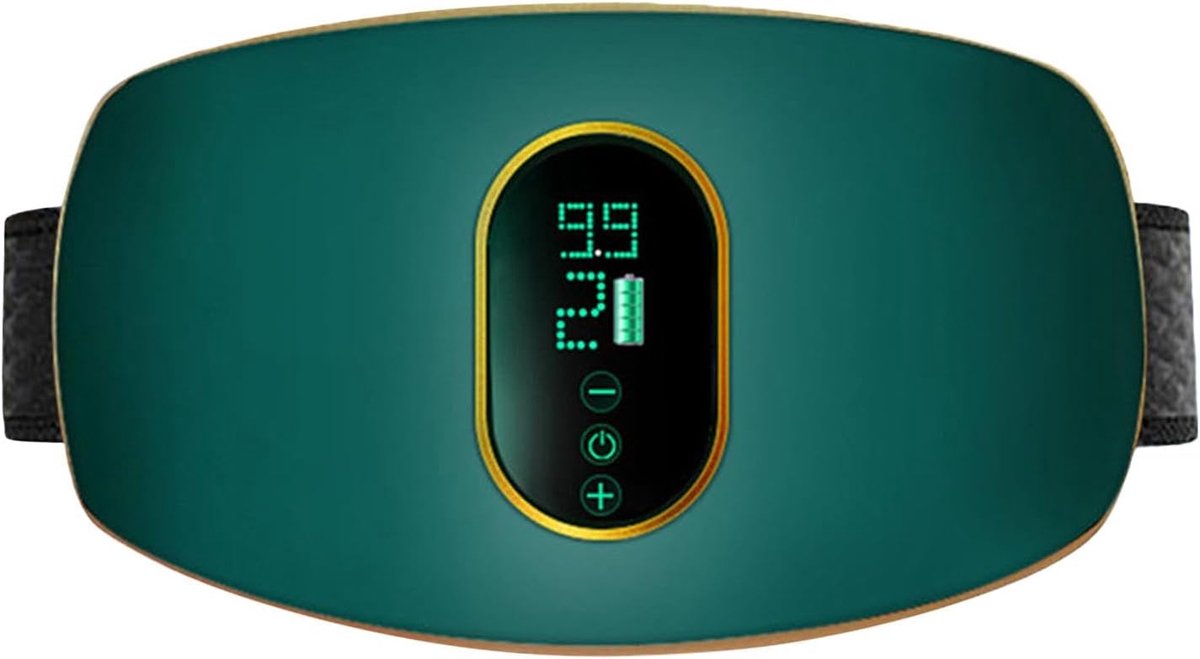 Massage Riem - Gespierde Buik - Spierontspanning - Intelligente Vibratie - 27 x 7.2 x 14.4 cm - Zwart
