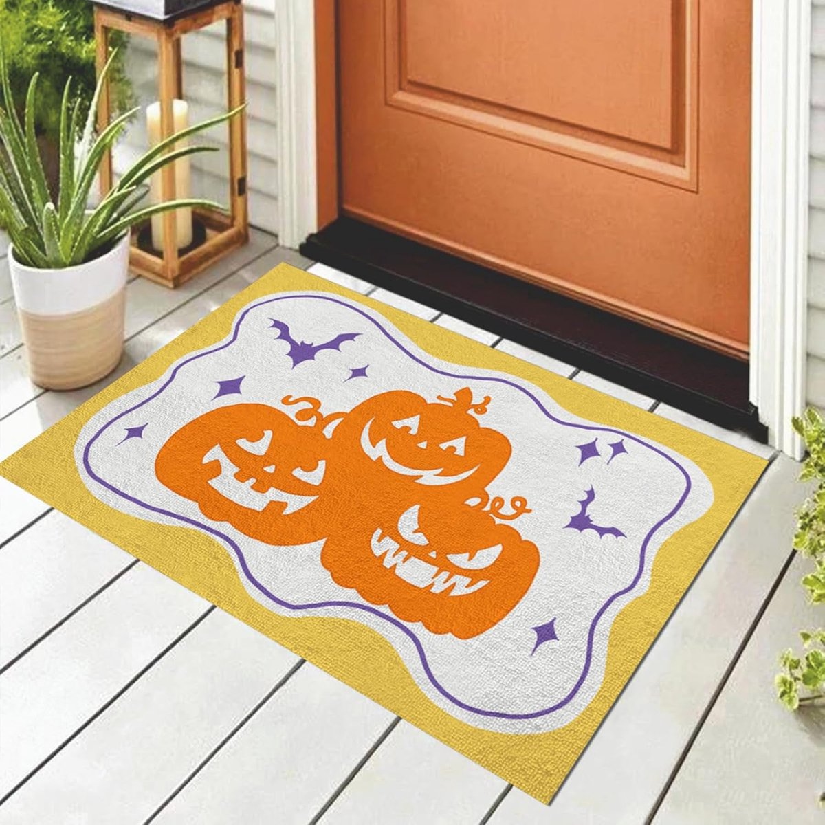 Halloween Deurmat - Griezelig Tapijt - Voordeur Decoratie - Superieur Vuilvangerontwerp -