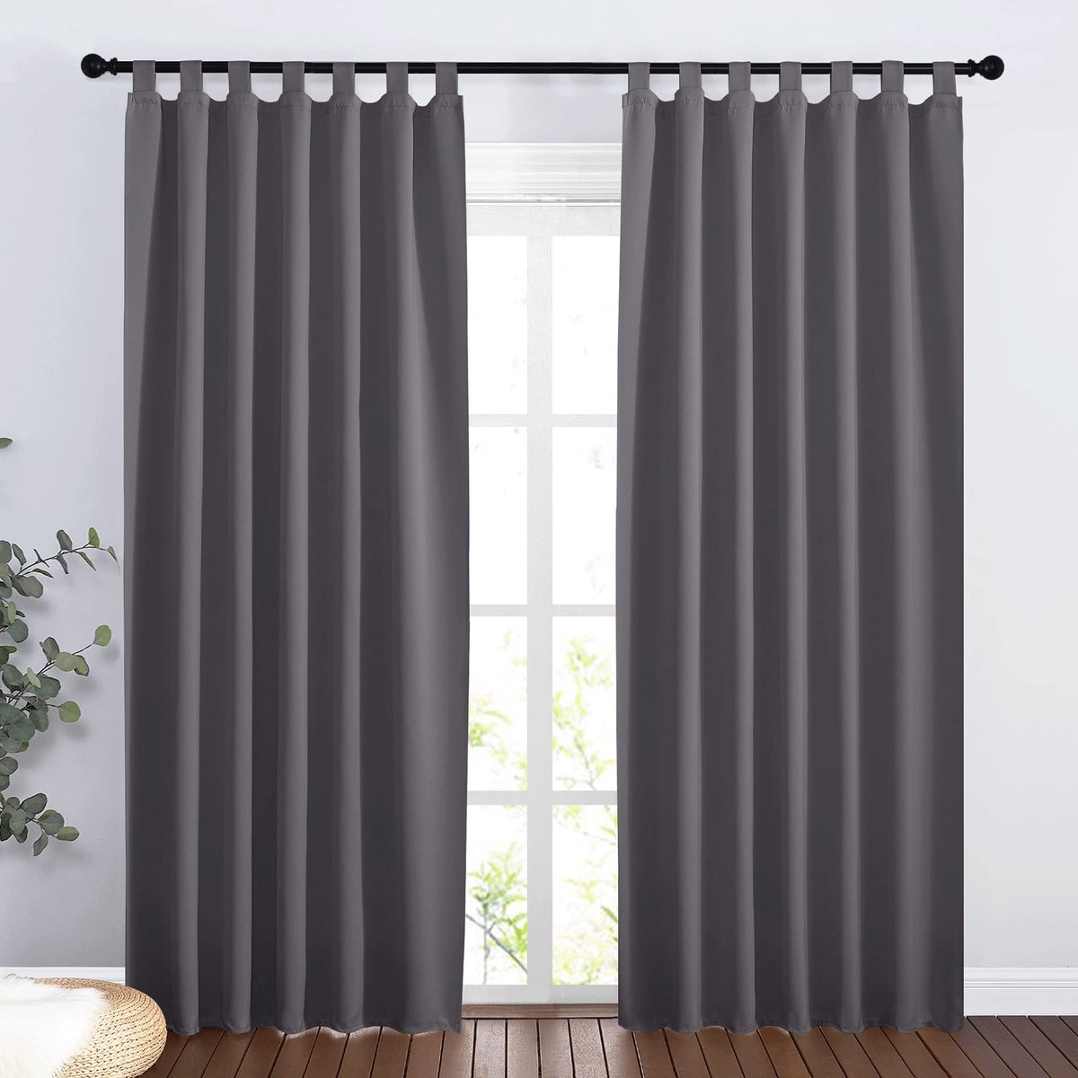 Dailygoods- Verduisterende Gordijnen 140x220cm - Warmte-isolerende Gordijnen - Effen Kleur - 2 Delige Set - 100% Polyester - Blokkeren UV-stralen - Raamdecoratie