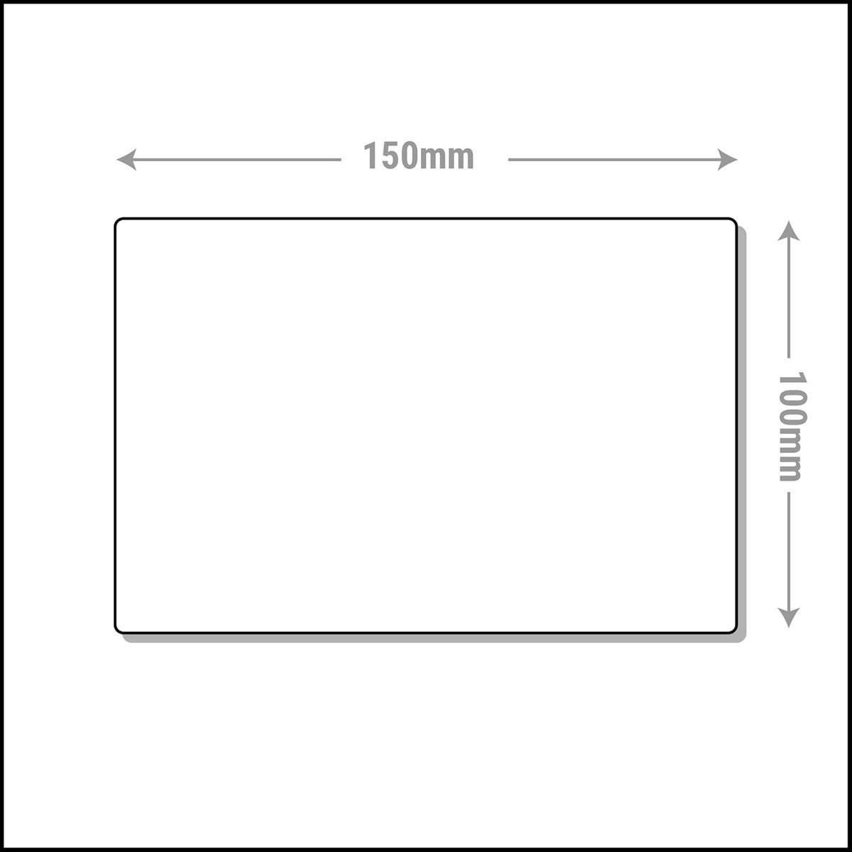Veiligheidskennisgeving Bord - CCTV Teken - Afschrikking Indringers - Stijf Plastic - 150 x 100 mm - Geel