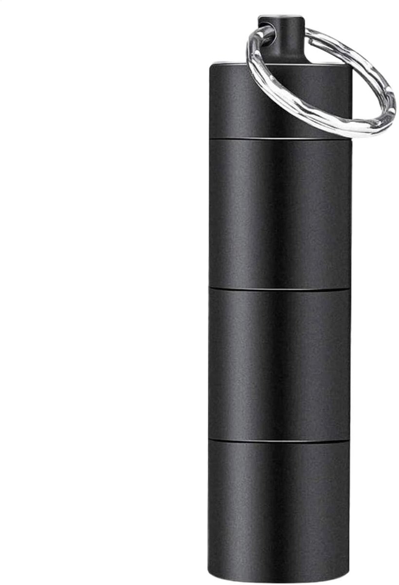 Dailygoods- Medicijnhouder Lichtgewicht - Opbergdoos - Waterdicht - Antislip - Compact - Sleutelhanger Ontwerp