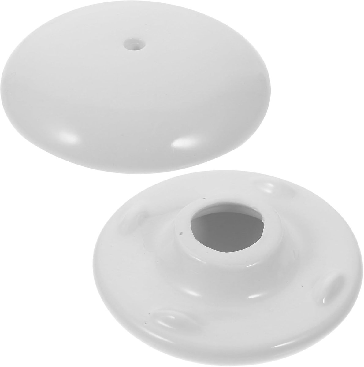 Urinoir Afvoerstopper - Keramische Zeef - Geur Verminderen - Spatten Voorkomen - 8.5 x 8.5 cm - Wit
