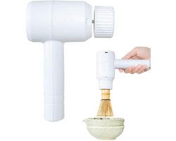 Elektrische Klopper - Draadloze Mixer - Drankjes Maken - Efficiënt Mixen - 20.5 cm - Wit