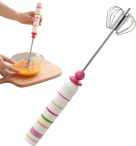 Handmixer - Keukenmixer Garde - Beslag Maken - Semi-automatisch - 31 cm - Zwart — afbeelding 5