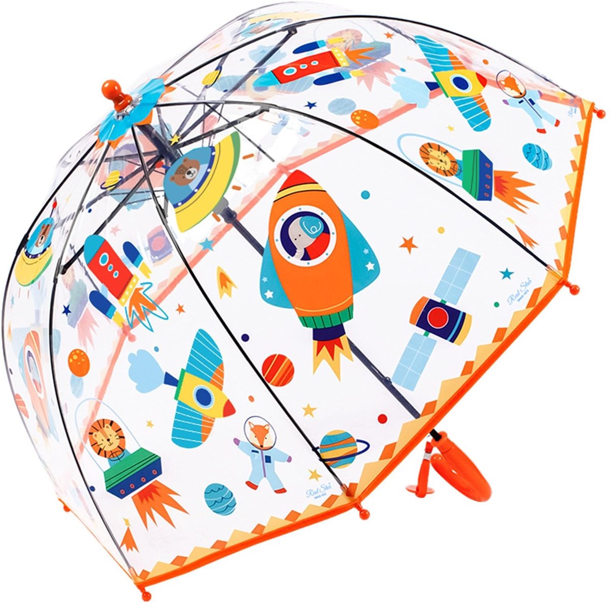 Dailygoods - Kids Paraplu met Clear Dome Surface - Lichtgewicht en Winddicht