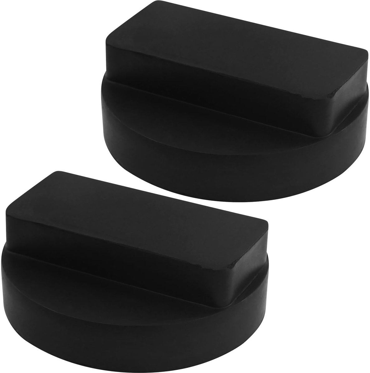 Dailygoods- Rubberen Pads - 2 Stuks - Universele Krikonderlegger - Hoogwaardig Rubber - Duurzaam - Zorgeloze Autobescherming