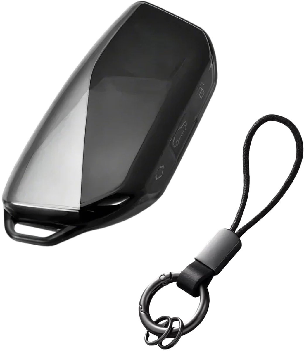 Dailygoods- Sleutelhanger Hoogwaardige TPU Cover - Sleutelbescherming - Sleutelkoffer - Accessoires - Compatibel met BMW - Stijlvolle uitstraling