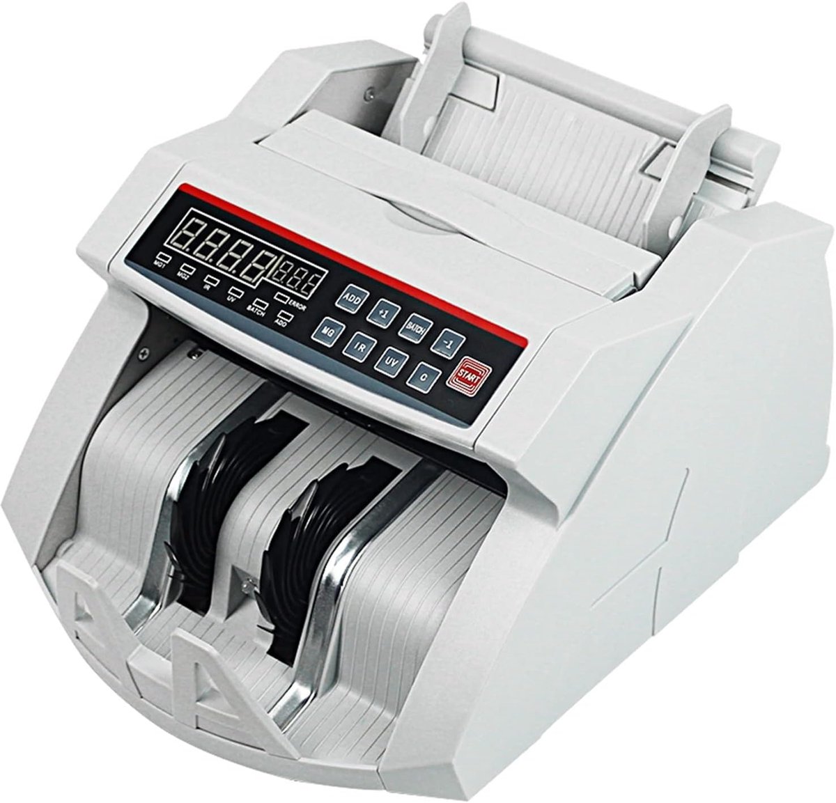 Geldteller Machine - Biljet Tellen - Snel Tellen - UV MG Detectie - 1000 Biljetten Per Minuut - Zwart