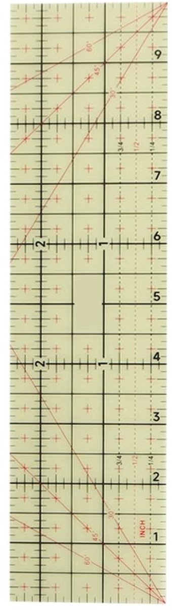 Dailygoods - Hittebestendige Strijkliniaal voor Nauwkeurige Metingen