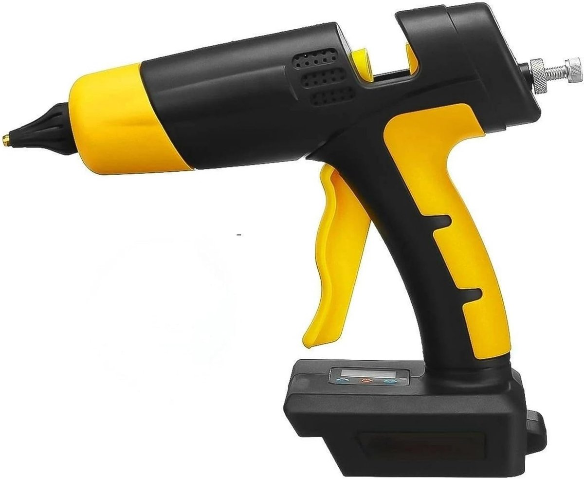 Lijmpistool - Siliconenpistool Heet - Doe-het-zelf Projecten - Digitaal Display Temperatuur - 11 mm Lijmstift - Geel