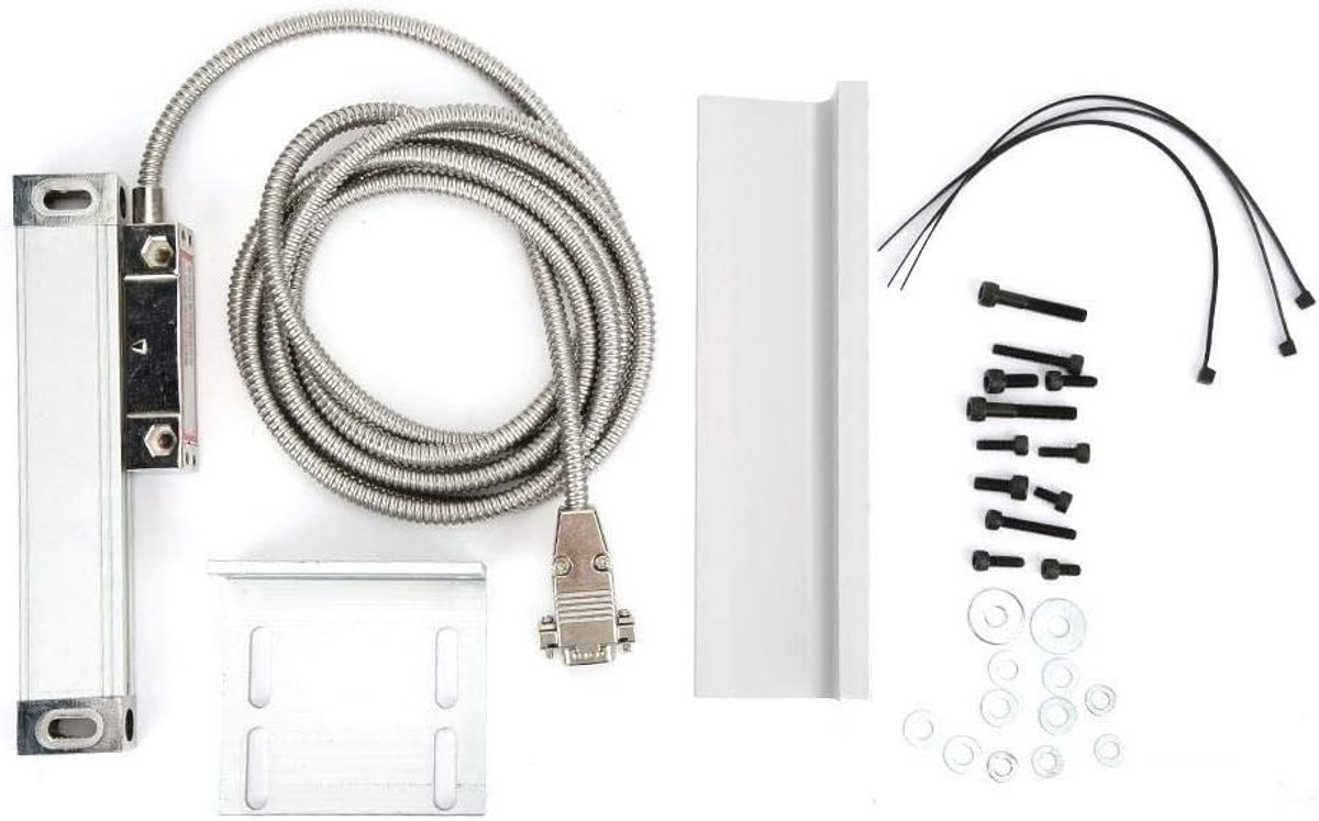 Lineaire schaal - Meetlint - Precisie meten - Corrosiebestendig aluminium - 150mm - Grijs