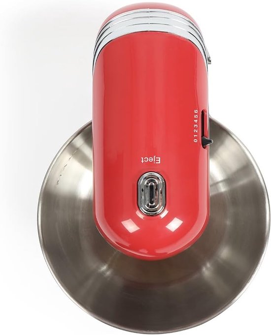 Multifunctionele Keukenmachine Rood 3L - Krachtige Banketrobot met 6 Snelheden van Merkloos — afbeelding 3