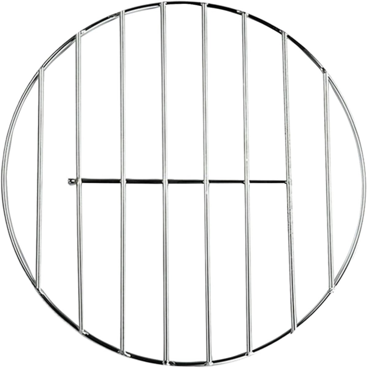 Metalen Kookrooster RVS Grill Buiten Koken Gelijkmatige Warmte 30 cm Zilver