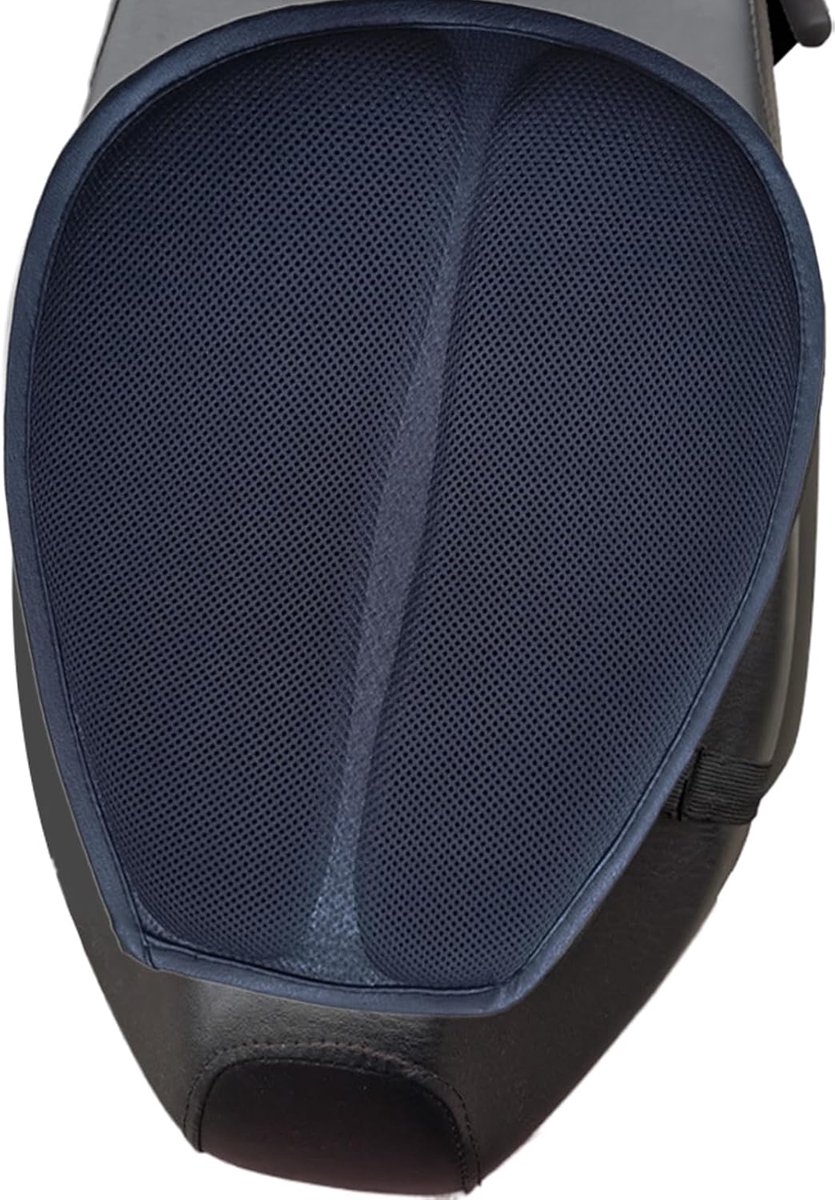 Motorzitkussen - Comfort Kussen - Lange Ritten - Drukverlichtend - 38x35cm - Zwart