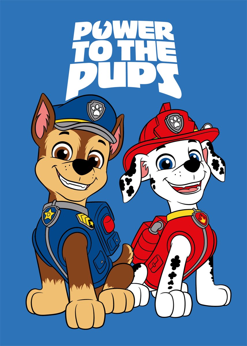 PAW Patrol Fleeceplaid - 100 x 150 cm - Polyester Blauw