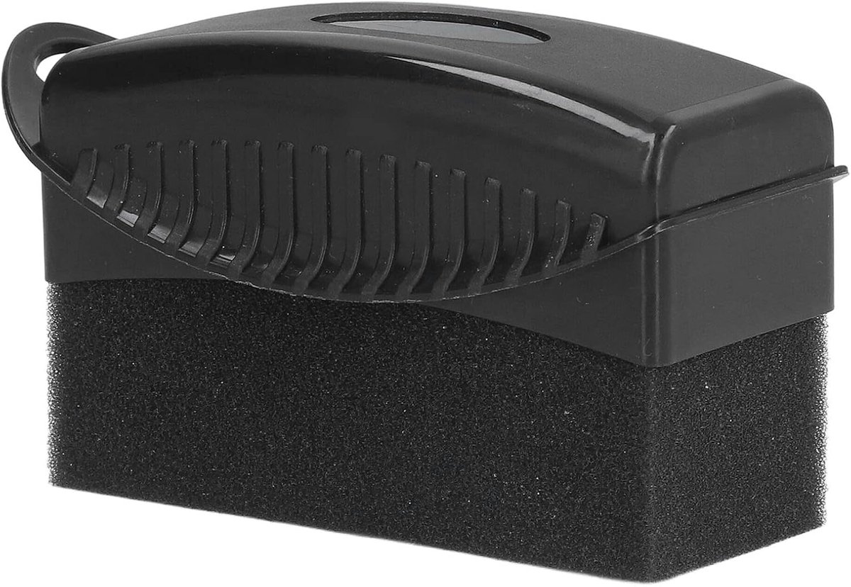 Bandendressing Applicator - Spons Borstel - Wielen Polijsten - Ergonomisch Gripontwerp - 13 x 7 x 6 cm - Zwart