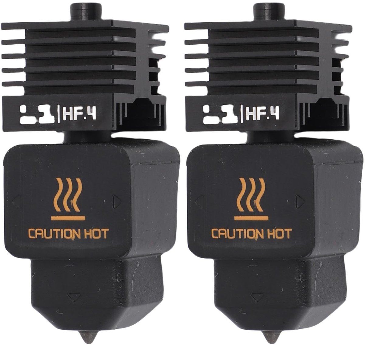 Dailygoods- Hotend Kit Volledig Metalen Ontwerp - 3D-printer Extruder - DLC-gecoat Mondstuk 0,4 mm - Hogere Printsnelheid 62,5% - Temperatuurbestendig Verwarmingsblok - Slijtvast Materiaal