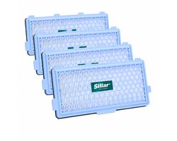 Sillar 4x HEPA Filter voor Miele Complete C2 C3 Compact C1 C2 - Vervanger SF-AH50 SF-AP50
