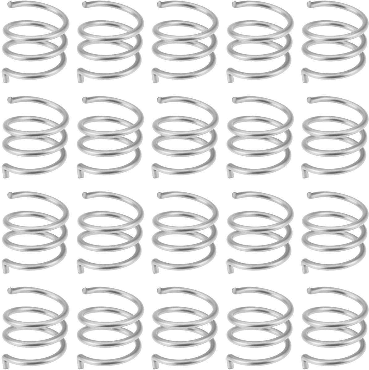 Dailygoods- Lastoorts Bevestigingsveer 20 Stuks - Compatibel met MIG/MAG MB25AK - Hoge Elasticiteit - Eenvoudig te Installeren - Gelegeerd Verenstaal - Binnendiameter 12,2 mm - Lasfakkel