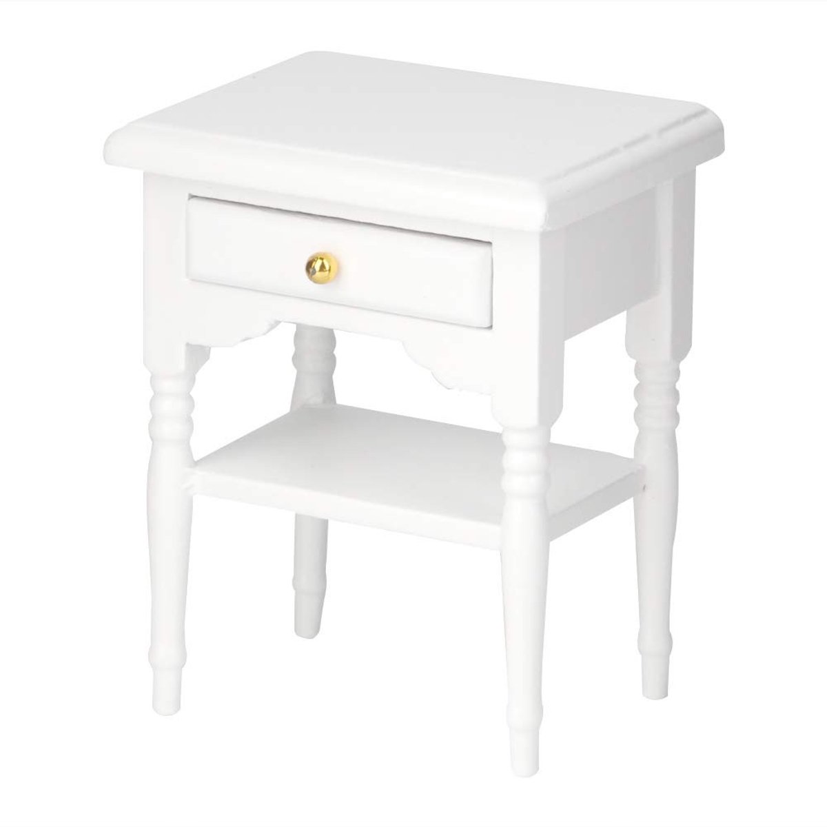 Dailygoods- Nachtkastje Houten Mini - Nachtkastje Kind - Decoratief Meubilair - Compact Ontwerp - Milieuvriendelijk - Stijlvol Design - Speelgoedmeubilair