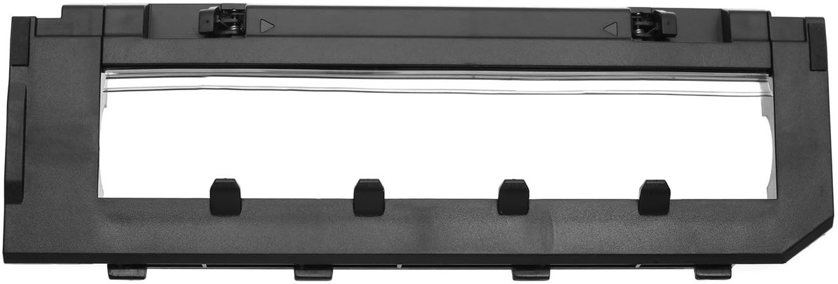 Dailygoods- Hoofdborstelhoes Duurzaam ABS - Stofzuigeraccessoires - Compatibel met Roborock S7/S7+/S7 MaxV - Zwart - 20,7x6,8cm - Effectieve haaropname - Stofzuigeraccessoire