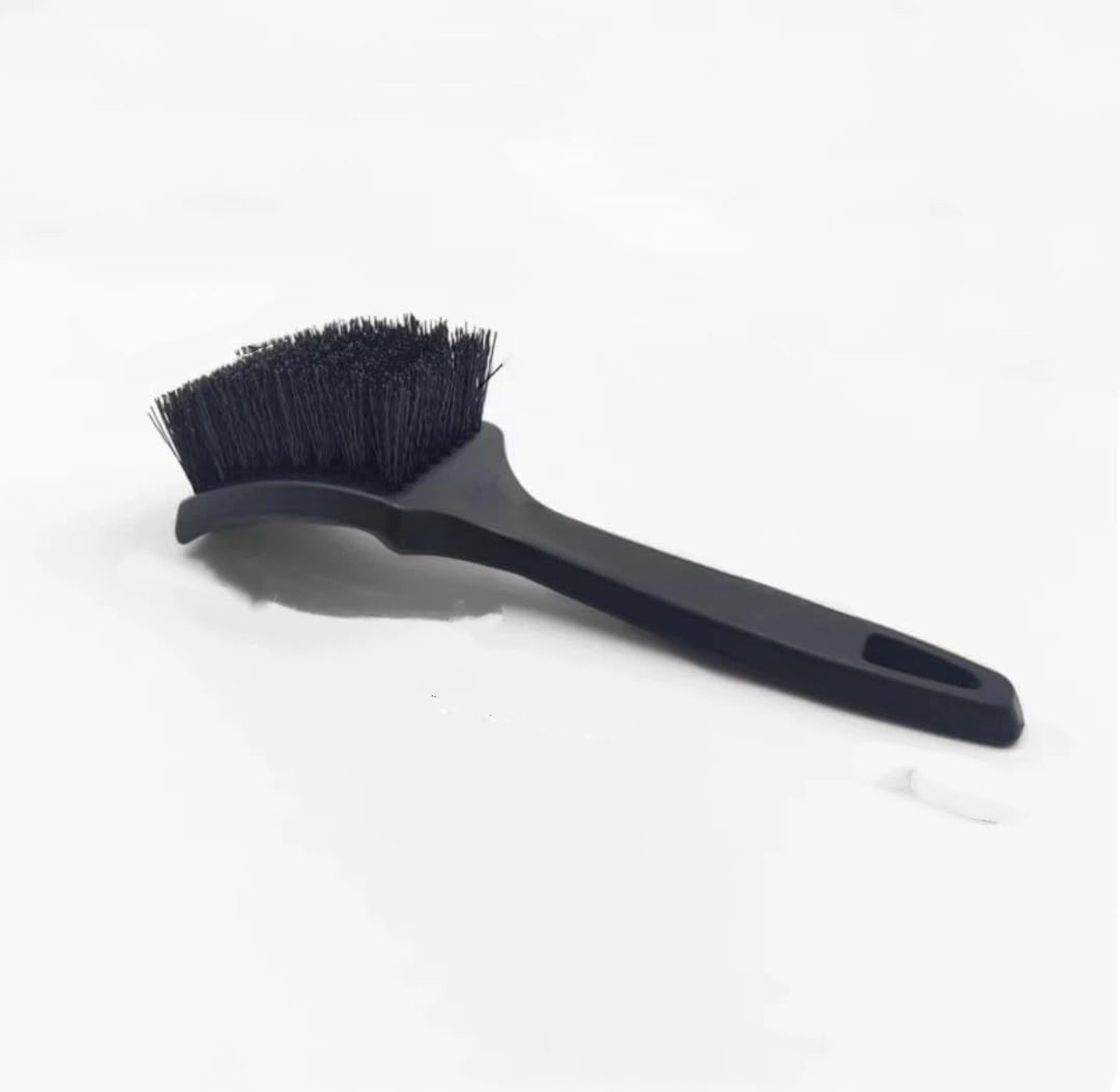 Velgenborstel Auto - Wielreiniger Borstel - Auto Wassen - Lange steel zachte haren - 200 g - Zwart