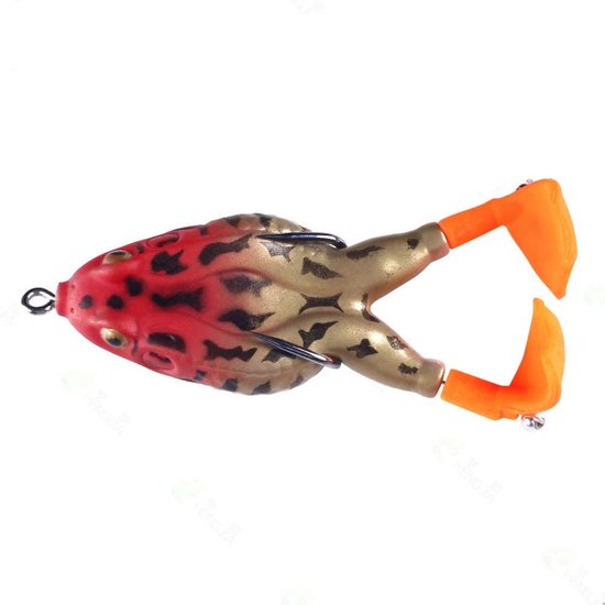 Dailygoods - 5 Stuks Kikker Kunstaas - Levensechte Crankbait voor Snoek en Baars — afbeelding 4