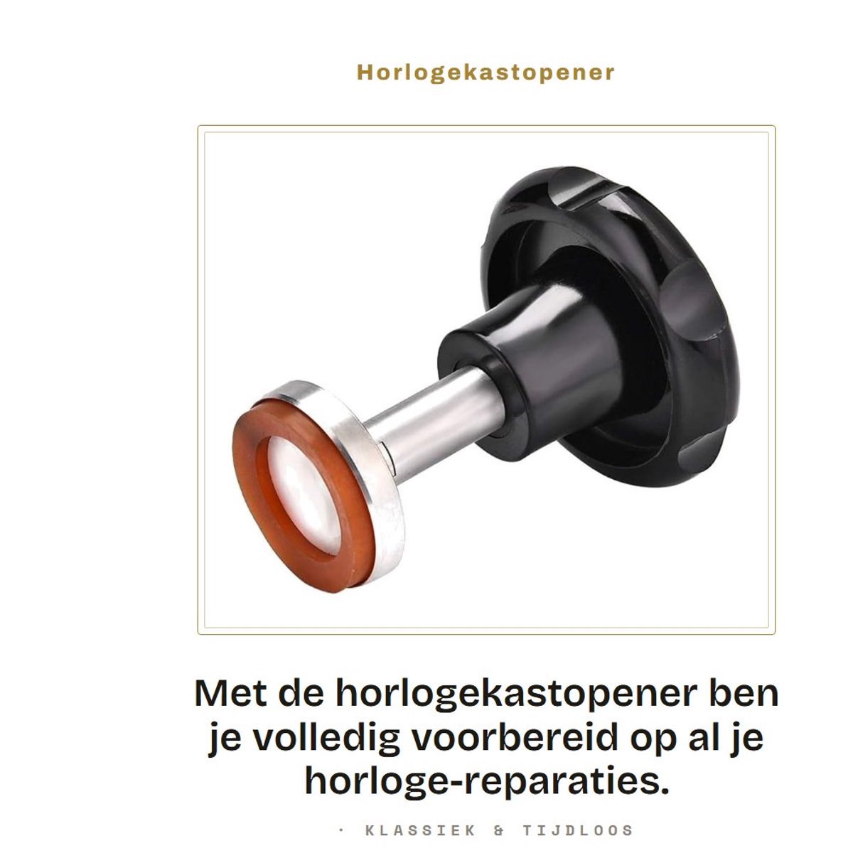 Dailygoods - Horlogekastopener - Horlogemakergereedschap - Robuust en duurzaam - Universeel gebruik - Horlogereparatieset - Geschikt voor verschillend...