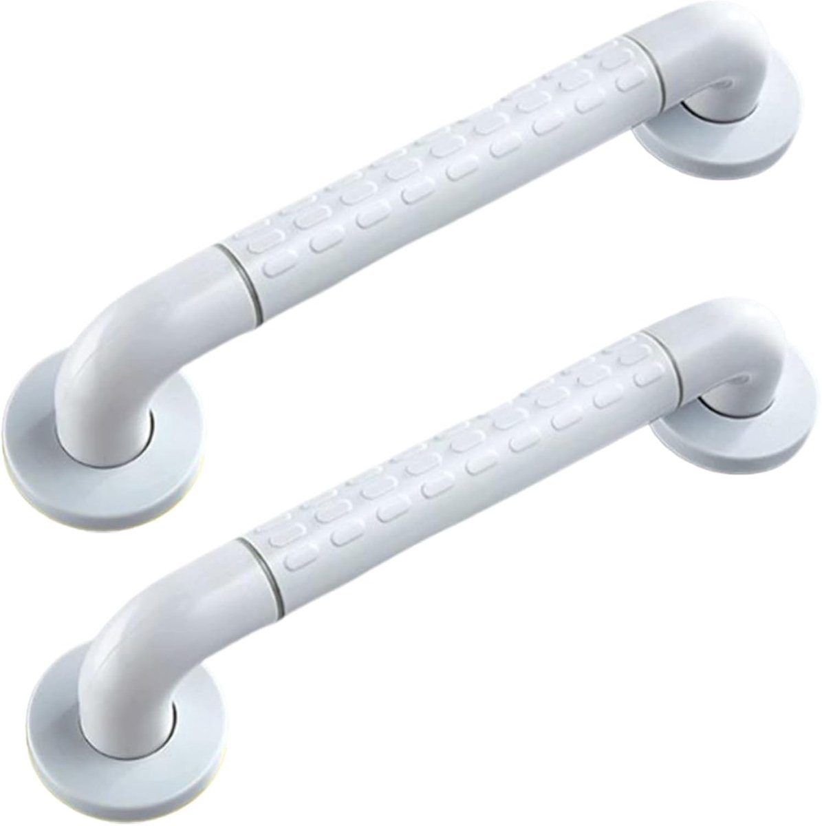 Antislip Handgreep - Steunbeugel Badkamer - Extra Veiligheid - Roestvrij Staal - 30CM - Wit