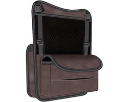 Auto Opbergvak - Tussen Stoelen - Auto Organiseren - Multi-directionele Opslag - 36.8 x 6.8 x 36.8 cm - Bruin