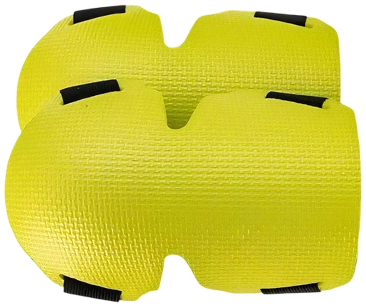 Kniebeschermers Werken - Beschermende Pads - Tuinieren en klussen - Vochtbestendig en duurzaam - 21 x 13 cm - Geel