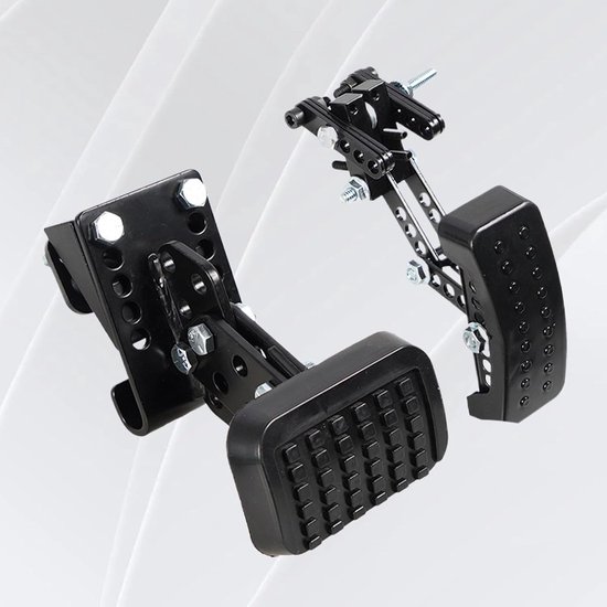 Verlengd Rempedaal - Pedaalverlenger Adapter - Verbeterd Rijcomfort - Vrij Instelbaar - 23 x 18 x 9 cm - Zwart — afbeelding 4