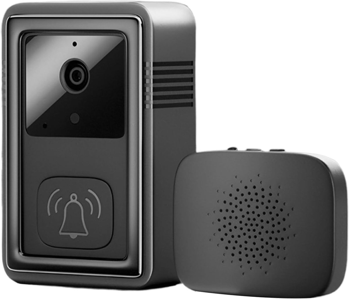 Deurbel Camera - Slimme Camera - Woning Beveiliging - Hoge Resolutie Nachtzicht - 8.5 x 5.3 cm - Zwart