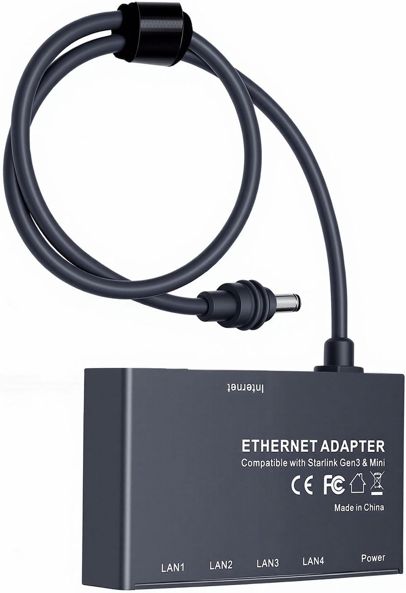 Ethernet Adapter 4 Poorten - Netwerk Hub USB - Internet Stabiliseren - Plug en Play