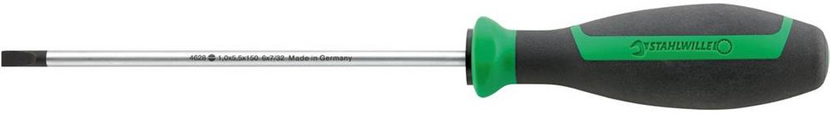 Stahlwille 4628 1 0,4X 2,5X 60 ELEKTRIKERSCHRAUBENDREHER MIT DRALL GRIFF Platte schroevendraaier