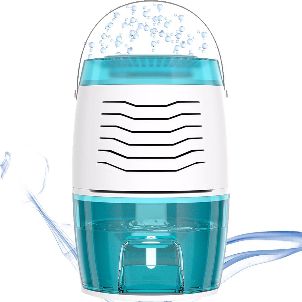 Luchtontvochtiger Mini - Vochtvreter Apparaat - Vochtige Ruimtes - Stille Werking - 1200 ml Tank - Wit