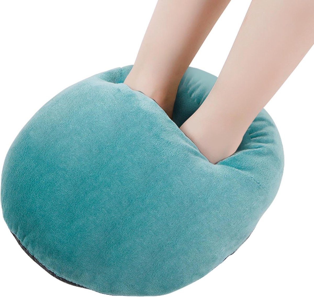 Verwarmde Pantoffels - Voetenwarmer Schoenen - Zittend Werk Warm Houden - 360 Surround Verwarmend - 32x28.5x8 cm - Groen